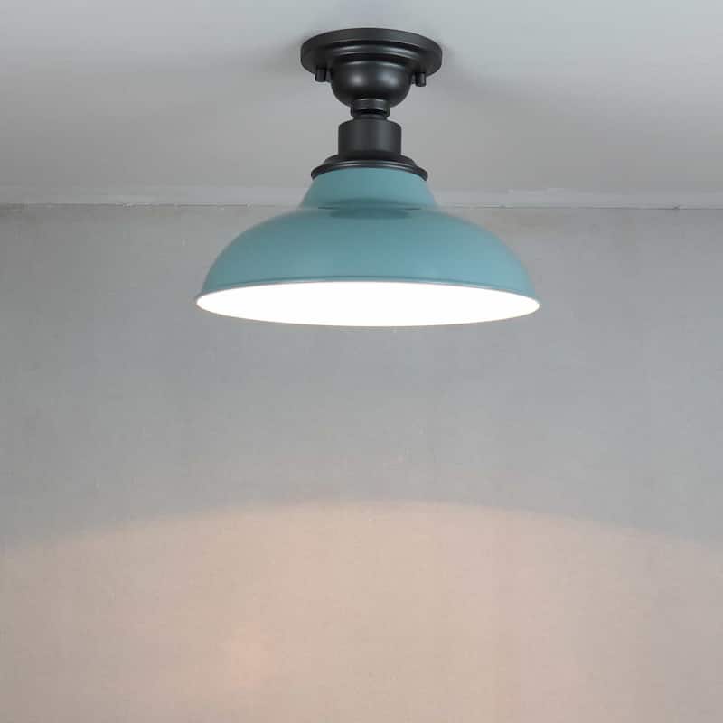 Cilento Farmhouse Ceiling Light Semi Flush Mount 1-Light