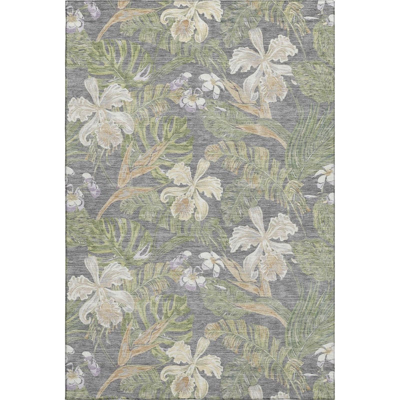 Premium Washable Super Soft Tropical Paradise Mayfield Rug