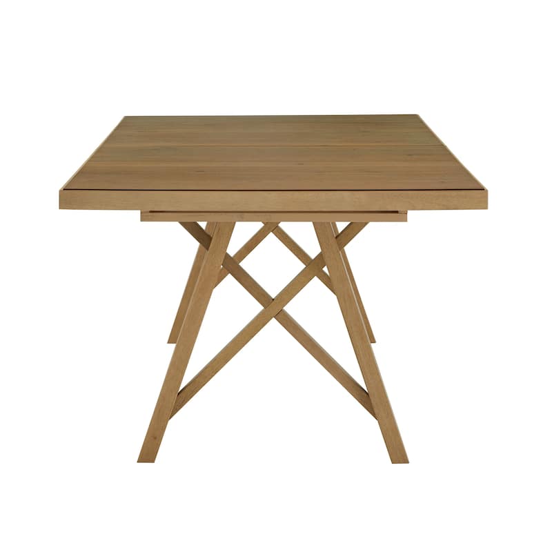 Harstad 72"-90" Wood Finish Extendable Dining Set by iNSPIRE Q Modern