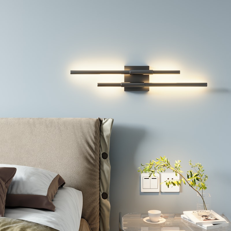LED Bath and Vanity Light Dimmable Metal Wall Sconces