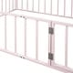 preview thumbnail 9 of 30, Full Size Metal Floor Bed Frame with Fence and Door for Kids
