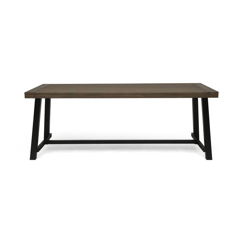 Outdoor Dining table - Grey+Black