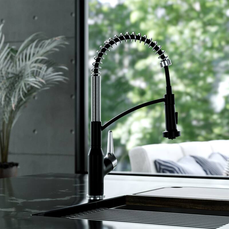 Karran Scottsdale Single-Handle Pull-Down Sprayer Touchless Kitchen Faucet