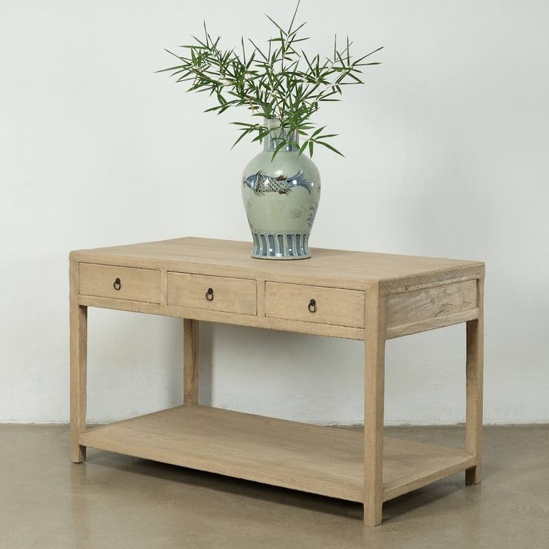 Approx 62" W 32"D Counter Table with Six Drawers