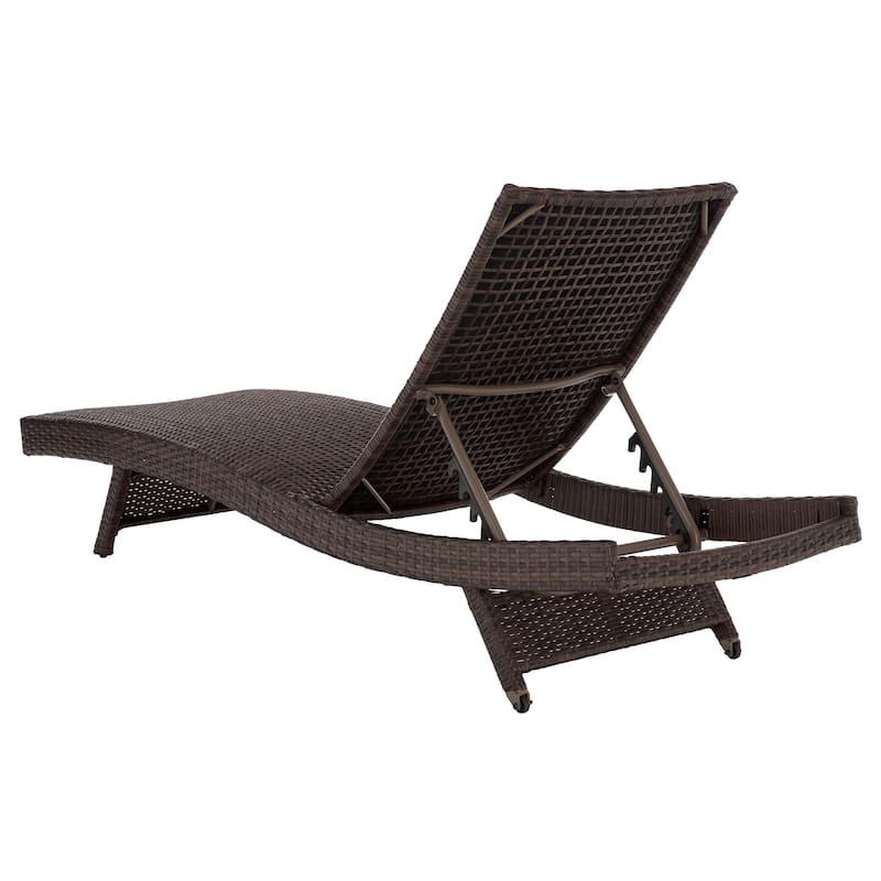 SAFAVIEH Outdoor Living Alex Quick Dry Foam Lounger - 78"W x 26"D x 15"H