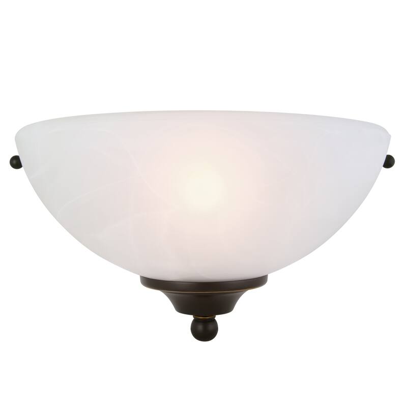 Millbridge Traditional 1-Light Indoor Dimmable Wall Sconce - Oil Rubbed Bronze