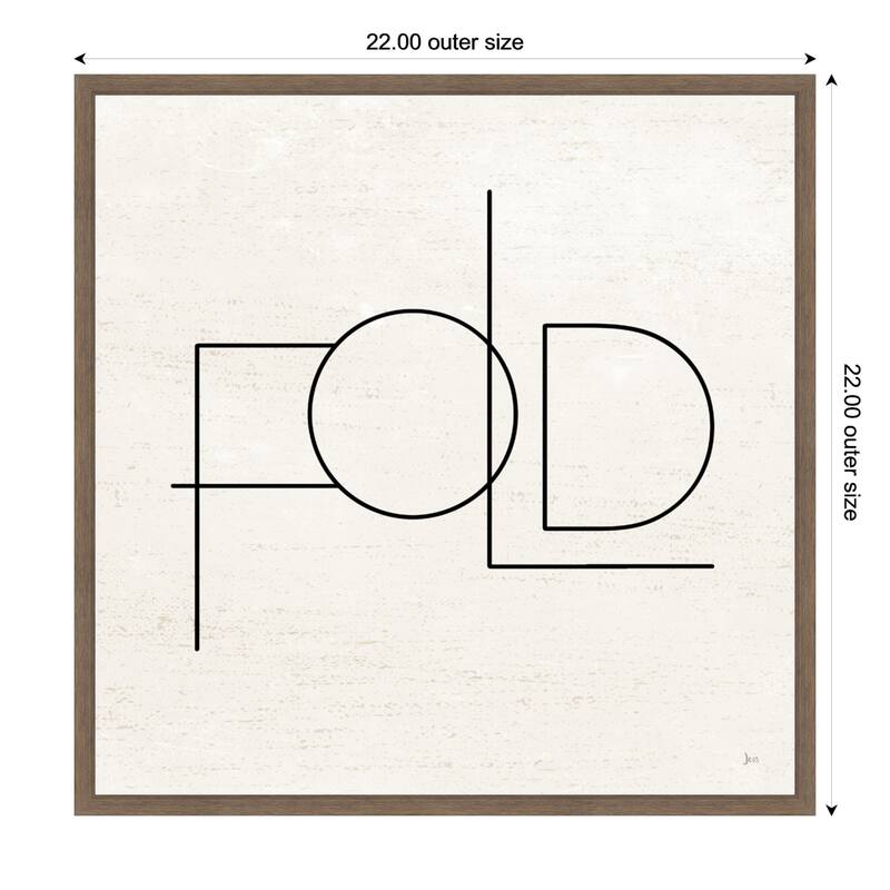 Wash Dry Fold III Laundry by Jess Aiken Framed Canvas Wall Art Print - Brown