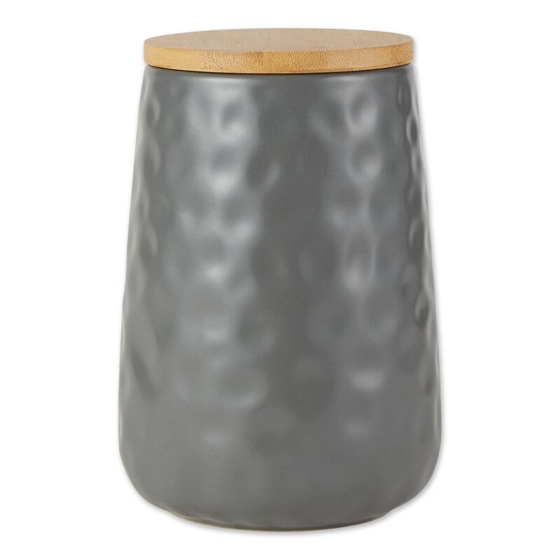 Matte Dimple Texture Ceramic Canister (Set of 2) - 3.25 Cup/5.75 Cup