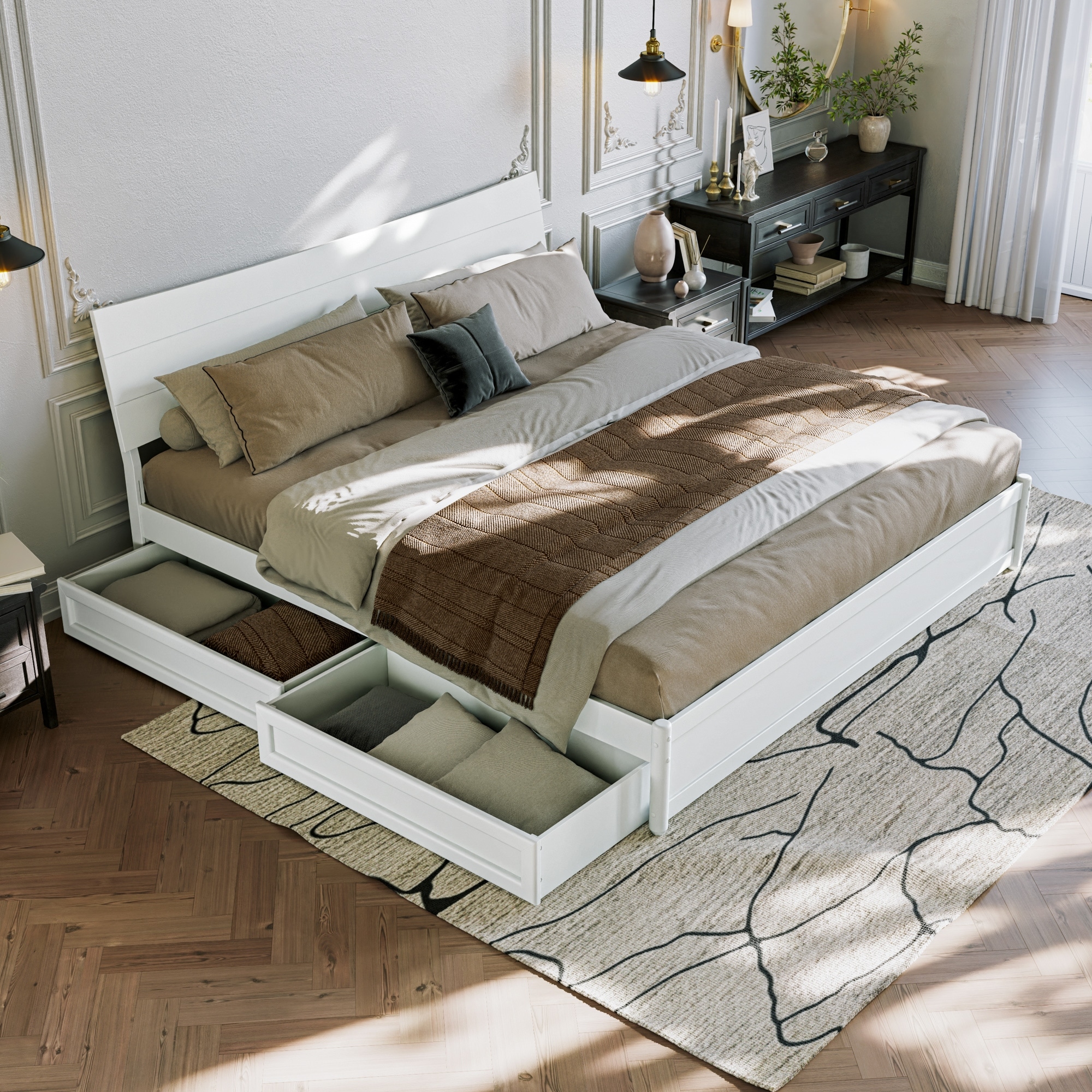 Harlowe Storage Platform Bed