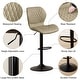 preview thumbnail 11 of 27, HOMYKA Swivel Adjustable Height Stool Set of 4