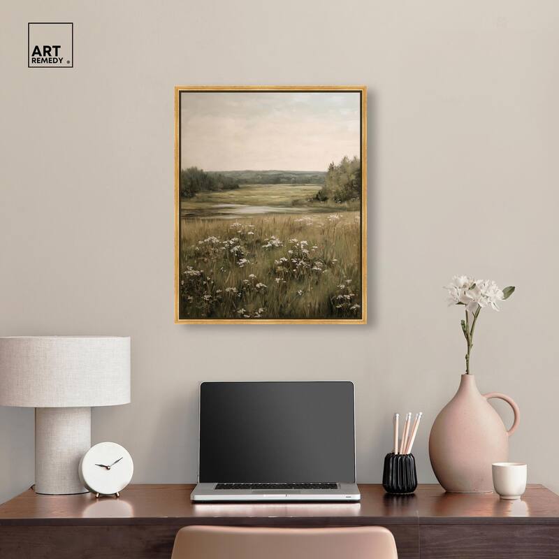 Marshland Whispers Canvas by Art Remedy