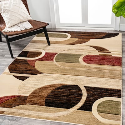 JONATHAN Y Retro Abstract Arches Area Rug