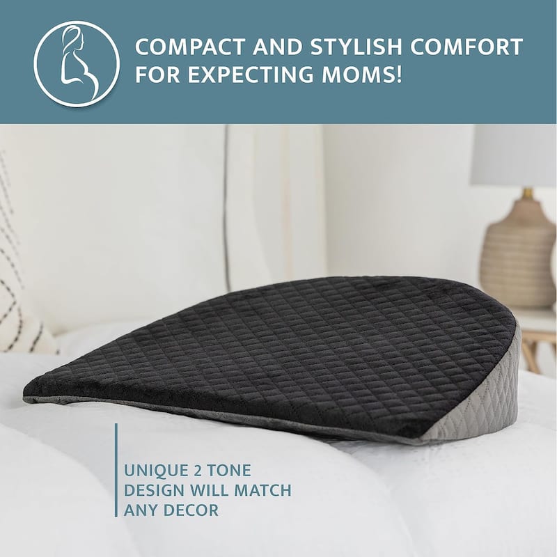 Memory Foam Pregnancy Pillow for Sleeping, Back, Knees and Legs