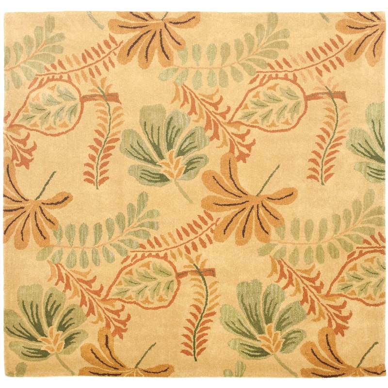 SAFAVIEH Handmade Jardin Gitza Country Floral Wool Rug