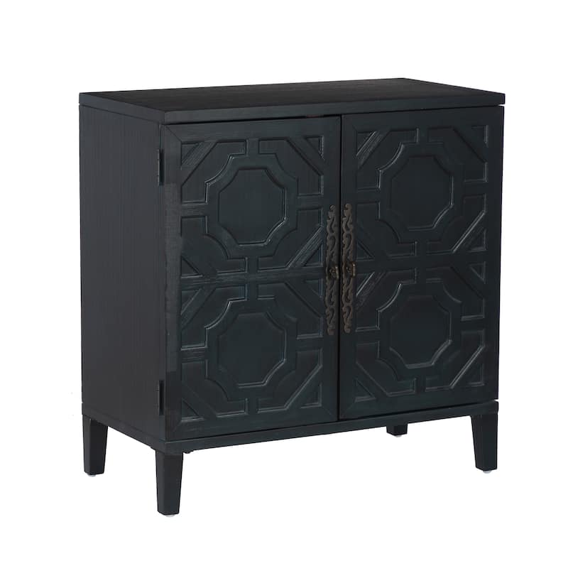 Chanters Solid Wood 2-Door Accent Cabinet