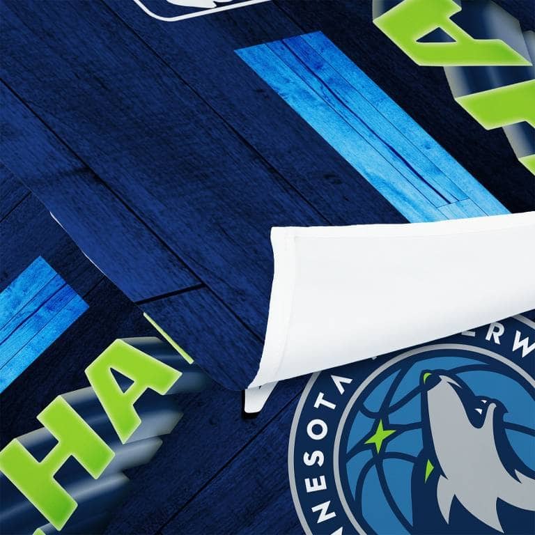 NBA Minnesota Timberwolves Hardwood Printed Wall Hanging - 34" x 40"
