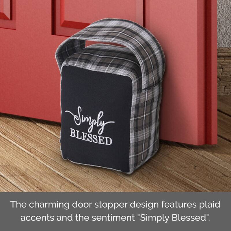Elements Simply Blessed Door Stopper, 6 Inch - N/A