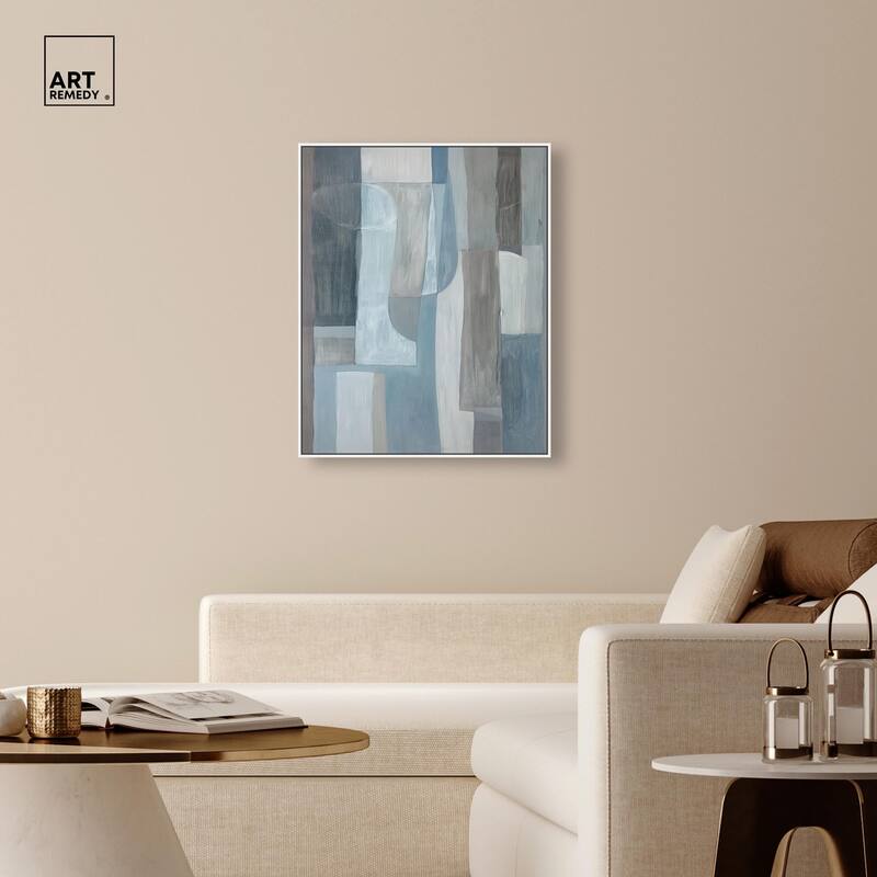 Tessellated Tones III Canvas by Art Remedy
