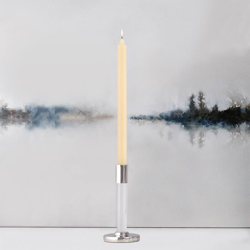 Root 12 inch Unscented Smooth Arista Taper Candles box of 12