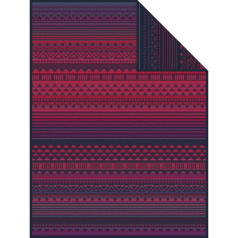 IBENA Mystic Colored Throw Blanket KARAWANG
