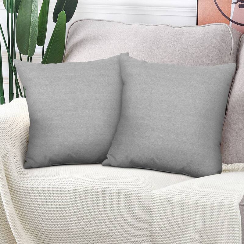 Cooling Outdoor Pillows with Pure Cotton Cover Set of 2
