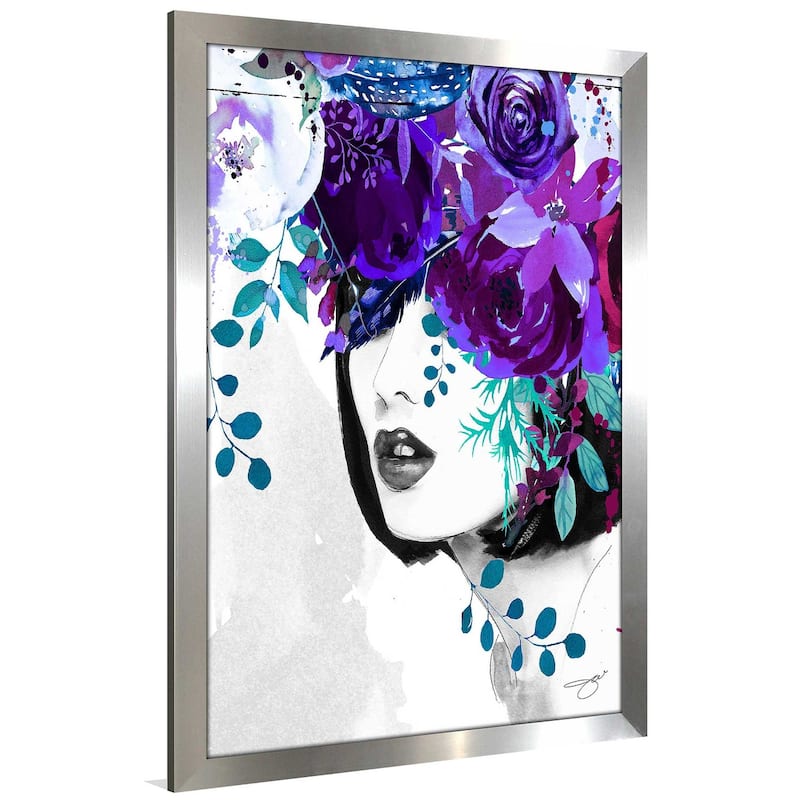 "Shades of Purple" by Jodi Print on Acrylic