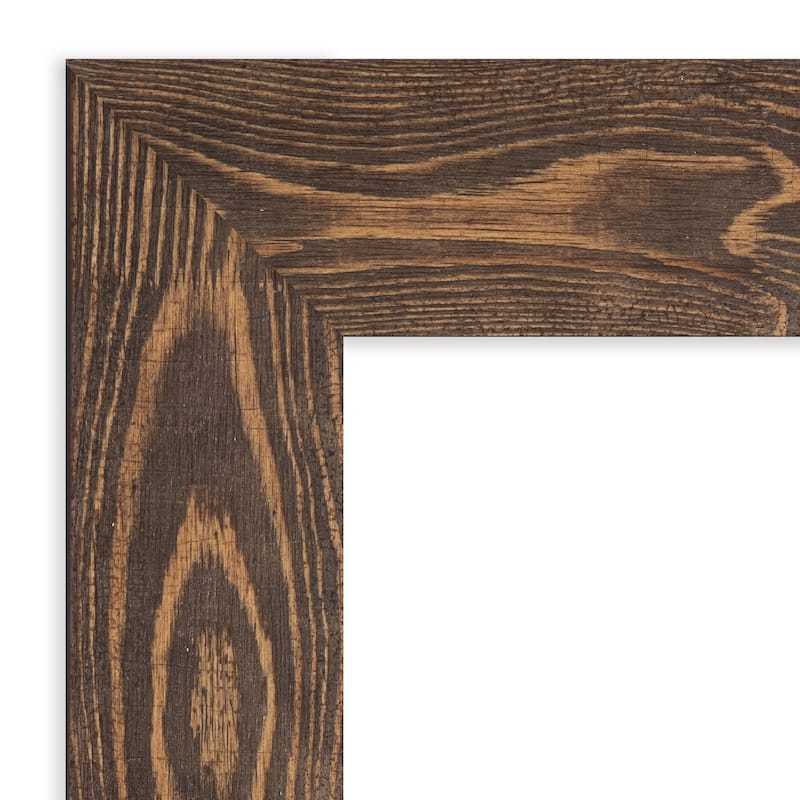 Bridge Wood Framed Natural Corkboard Bulletin Board