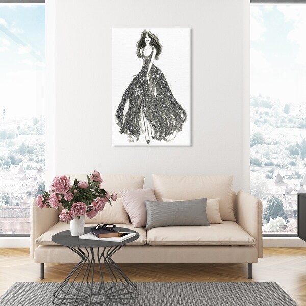 Oliver Gal 'Elegant Dress Flow II' Fashion and Glam Wall Art