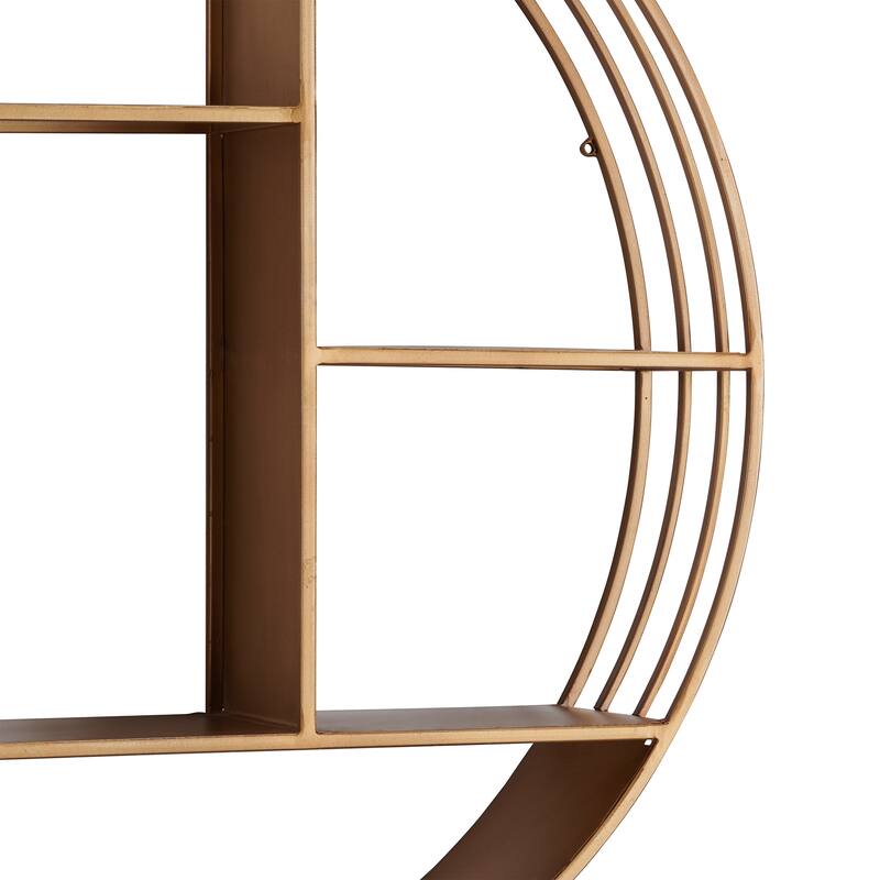 FirsTime & Co. Brody Industrial Circular 27.5-in. Metal Shelf