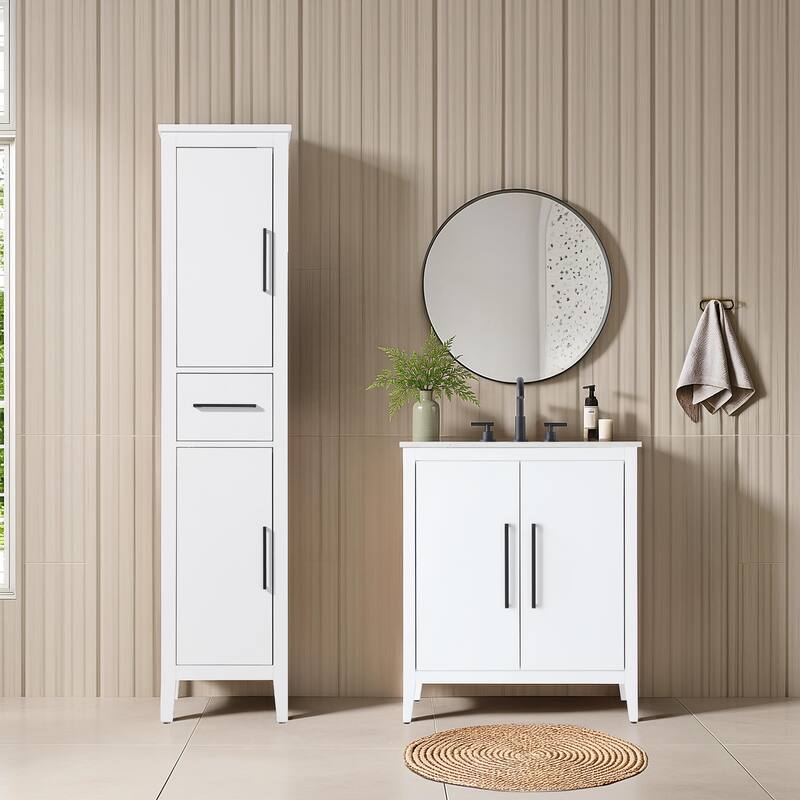 Laura 16-28 Inch Bath Storage Cabinet