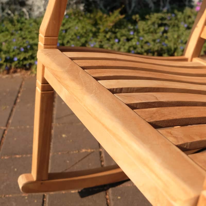 Cambridge Casual ClovisTeak Patio Rocking Chair