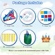 preview thumbnail 15 of 13, 6-In-1 Inflatable Water Park with Climbing Wall Splash Pool