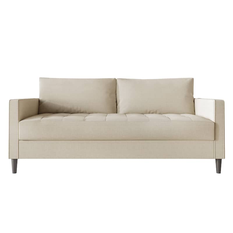 CraftPorch Contemporary Linen Upholstered 2-Piece Living Room Set