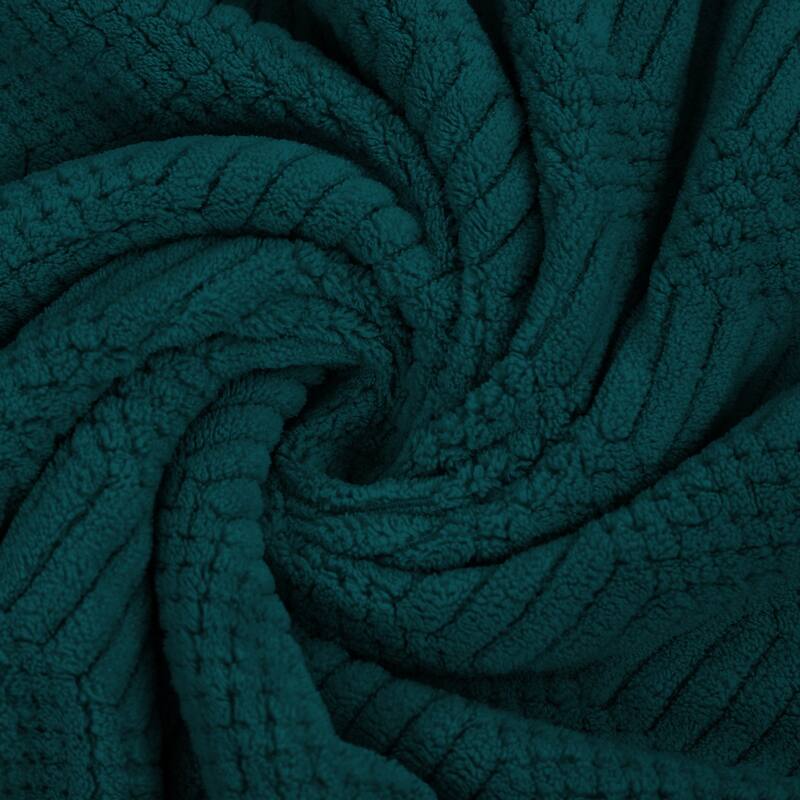 2 Pack Premium Jacquard Fleece Bath Towel, Velvet Highly Absorbent Towels 30"x60"