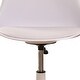 preview thumbnail 11 of 9, Office Chair with Pu Leather Soft Cushion, Ergonomic Small Computer Desk Chair with Wheels, Armless Swivel Task Chair - N/A