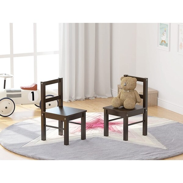 UTEX Child s Wooden Chair Pair for Play or Activity Lego Table