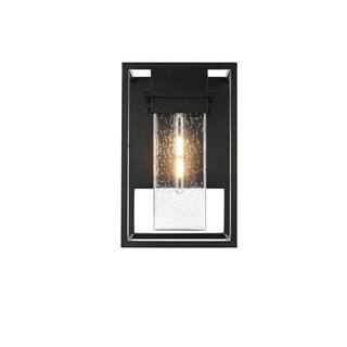 Amélie 10 Inch Outdoor Wall Sconce in Black