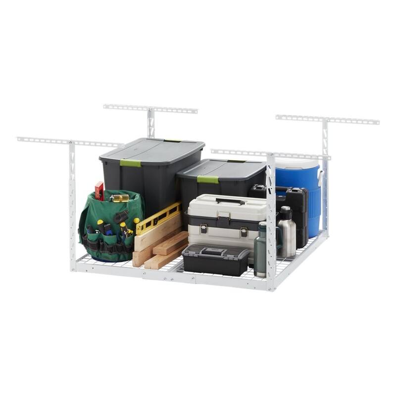 ladiator GarageWorks Overhead GearLoft Storage Rack 4x4 ft