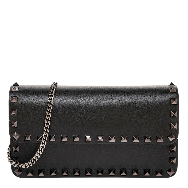 Valentino Rockstud Mini Pouch - Black