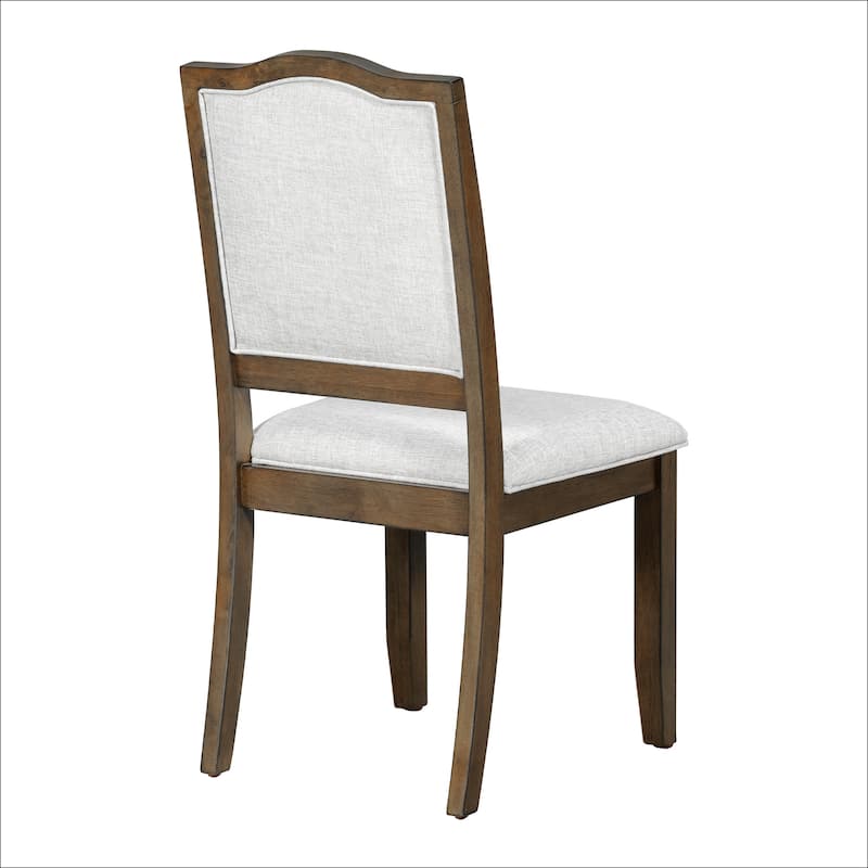 Farmhouse Dining Chairs Set of 4, Upholstered Dining Chairs with High Back, Modern Seating for Kitchen, Bedroom & Living Room