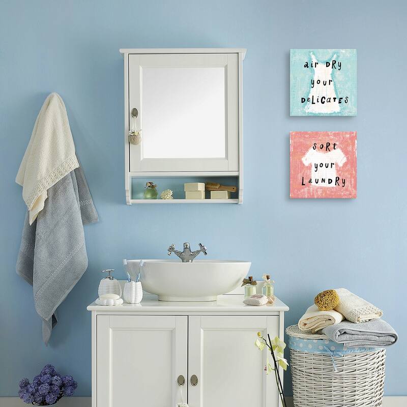 Laundry Rules III -VI by Sue Schlabach Canvas Art Prints
