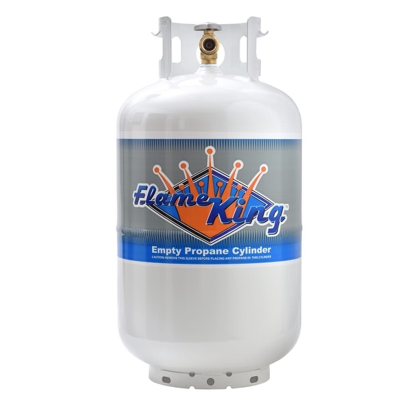 30 lb. Vertical Cylinder Refillable LPG Steel Propane Tank OPD Valve. Opens flyout.