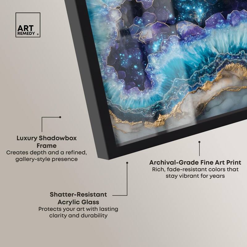 Stellar Shard Core Shadowbox by Art Remedy
