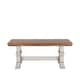 preview thumbnail 26 of 42, Eleanor Two-Tone Trestle Leg Wood Dining Bench by iNSPIRE Q Classic