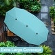 preview thumbnail 56 of 54, 13 ft Patio Umbrella with Base Double-Sided Rectangular Outdoor Deck Umbrella