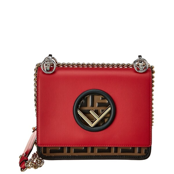 fendi kan if shoulder bag