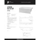preview thumbnail 147 of 145, Fine Fixtures Acrylic-Fiberglass Soaking Bathtub, White. Alcove/Apron Front