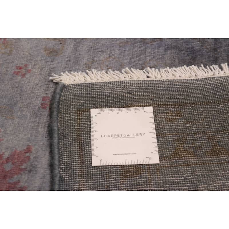 ECARPETGALLERY Hand-knotted Vibrance Grey Wool Rug - 7'9 x 10'2