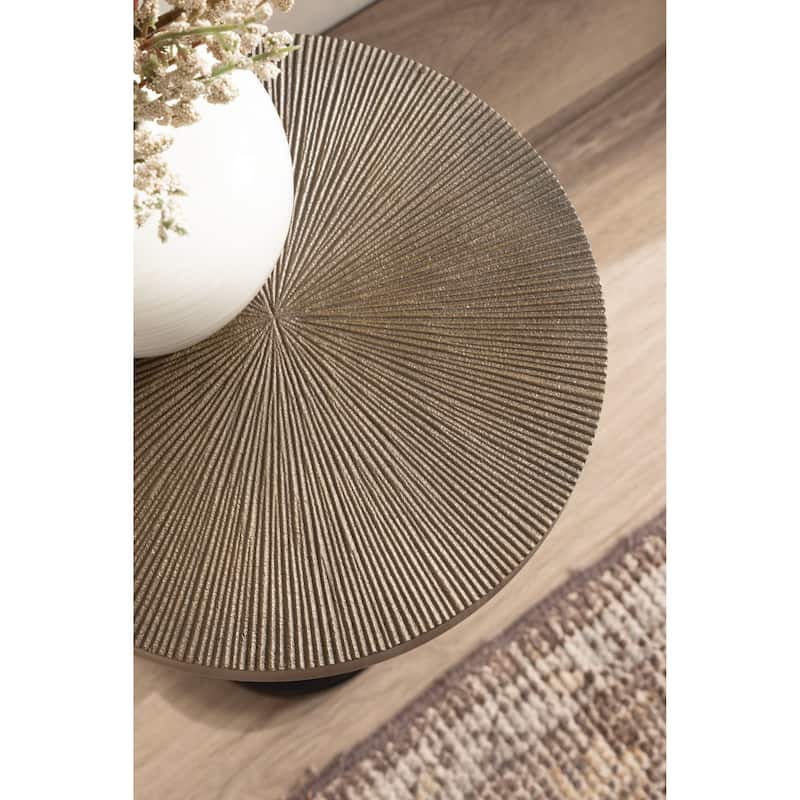 Kate and Laurel Engles Metal Table and Plant Stand