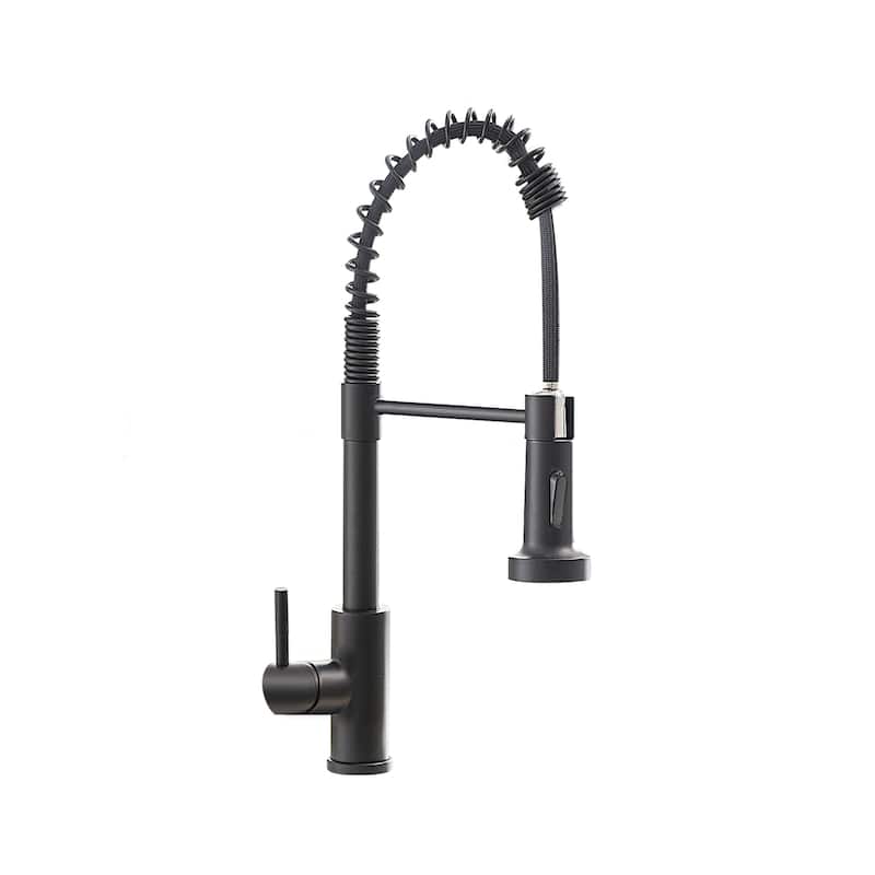 Single Hole Single Handle Pull Down Kitchen Faucet with Sprayer